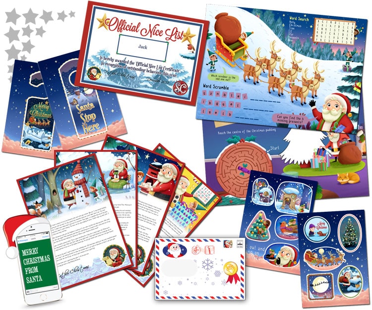 Personalised Santa Letter and Activity Pack