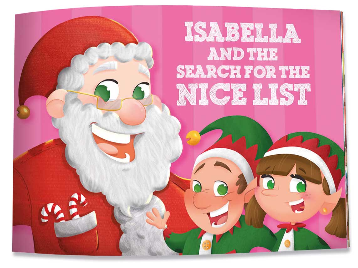 Stripes Pink Christmas Book cover