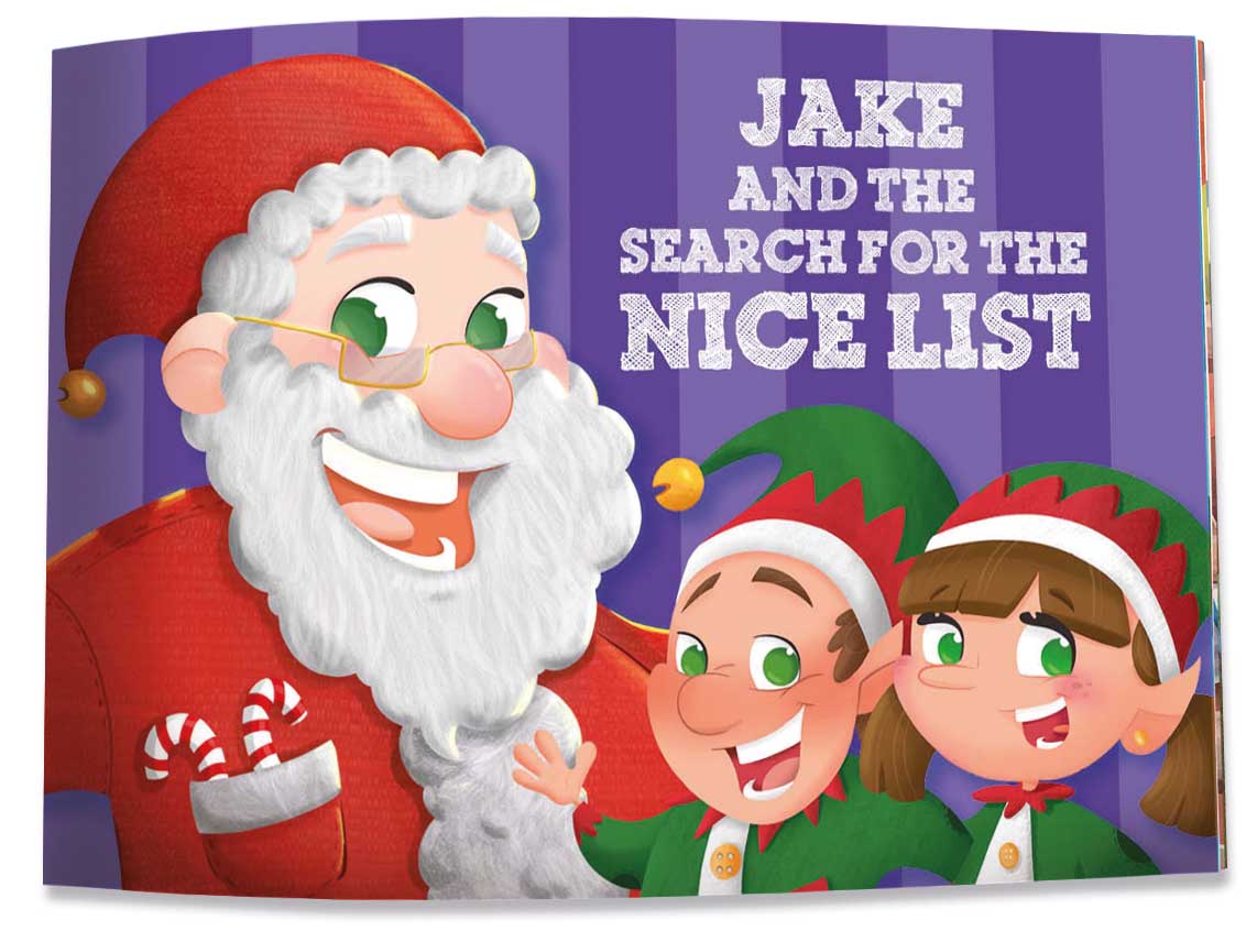 Stripes Purple Christmas Book cover