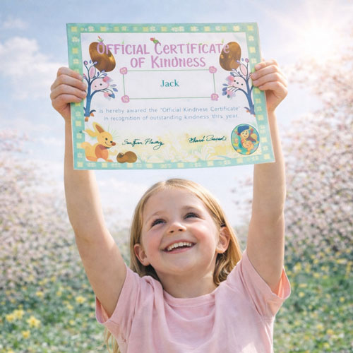 Personalised Kindness Certificate