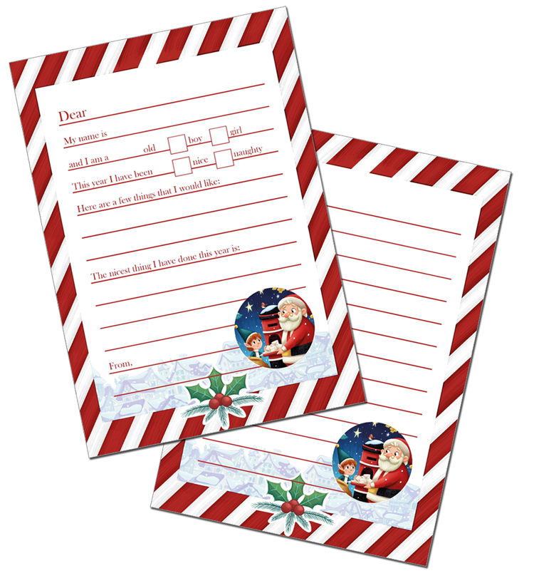 Personalised Letter To Santa Pack
