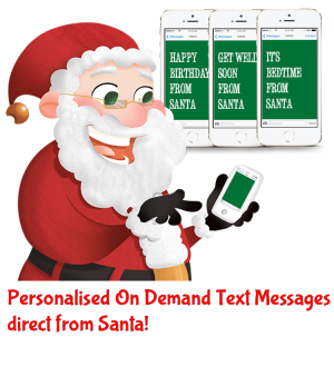 Personalised Text Messages Packs On Demand from Santa